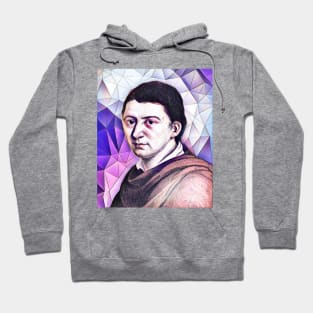 Friedrich Schlegel Pink Portrait | Friedrich Schlegel Artwork 8 Hoodie